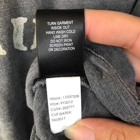 Torrid Grey Embellished "Free Soul" Bold & Beautiful T-Shirt - Picture 8 of 9